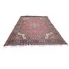 Image 2 : Traditional Persian Style Red Medallion Area Rug with Fringe - Approx 9 x 12