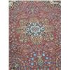 Image 3 : Traditional Persian Style Red Medallion Area Rug with Fringe - Approx 9 x 12