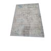 Image 2 : Safir Turkish Rug - Modern Distressed Abstract Area Rug in Beige & Turquoise Blue - Approx 8 x 10.5 