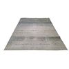 Image 2 : Modern Abstract Striped Sage Green & Beige Area Rug - Approx 8 x 10 ft