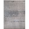Image 3 : Modern Abstract Striped Sage Green & Beige Area Rug - Approx 8 x 10 ft