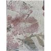 Image 3 : Joran's Area Rug - Large Floral Pattern Area Rug in Rose Pink & Olive Green - Approx 8 x 10 ft