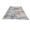 Image 2 : Modern Distressed Abstract Area Rug in Slate Blue & Terracotta - Approx 9 x 13 ft