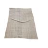 Image 1 : Natural Woven Herringbone Jute Area Rug - Approx 8 x 10 ft