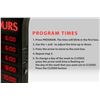 Image 3 : New Open Box - Newon LED OPEN Sign - RV: $249.54 - with Programmable Business Hours and Flashing Eff