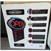 Image 4 : New Open Box - Newon LED OPEN Sign - RV: $249.54 - with Programmable Business Hours and Flashing Eff