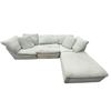 Image 1 : Moes 4pc Modular Sectional Fabric Sofa