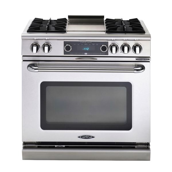 BNIB Capital Range - 36" Pro Range - Retail: $14,169.00 - Model: COB362G2N - Serial: COB0319-1022B
