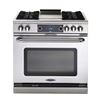 Image 1 : BNIB Capital Range - 36" Pro Range - Retail: $14,169.00 - Model: COB362G2N - Serial: COB0319-1022B