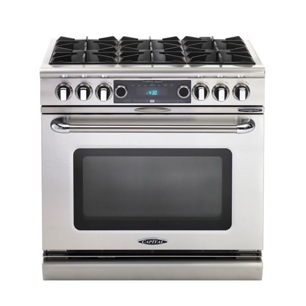 BNIB Capital Range - 36" Pro Range - Retail: $13,059.00 - Model: COB366N - Serial: COB0319-0959B
