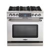 Image 1 : BNIB Capital Range - 36" Pro Range - Retail: $13,059.00 - Model: COB366N - Serial: COB0319-0959B