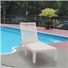 Image 3 : BNIB - Patioflare Outdoor Lounger, Cream - RV: $179 (Model PF11198)