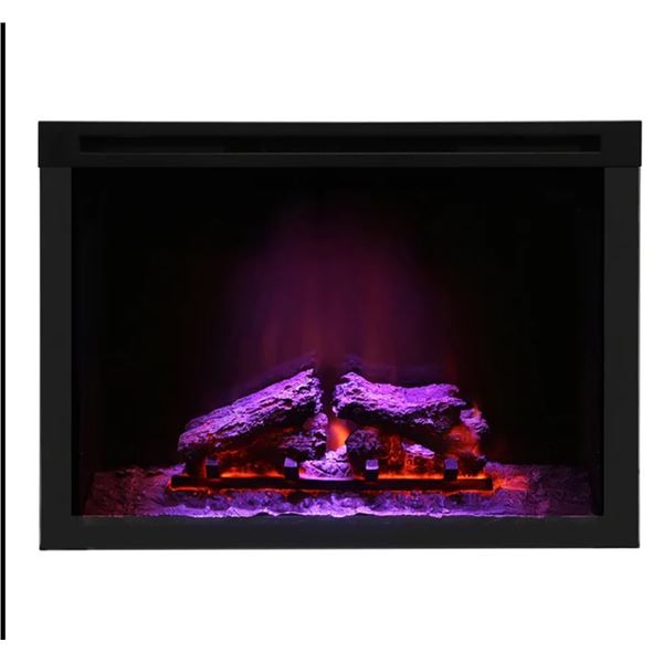 BNIB - Paramount 30" Transitional Metal Premium Electric Fireplace Insert - RV: $699.99