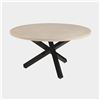 Image 1 : BNIB - Rodney Dining Table - RV: $858, H29.5" x Dia. 48"  (GY-DT-8927 BK - packaged in 2 boxes)