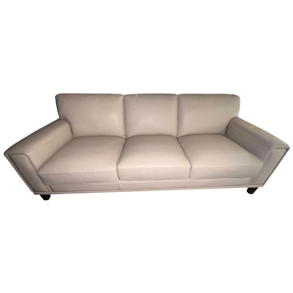 3-Seater Upholstered Sofa Beige
