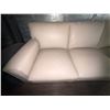 Image 2 : 3-Seater Upholstered Sofa Beige