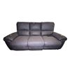 Image 1 : Grey Reclining 3-Seater Sofa