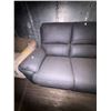 Image 2 : Grey Reclining 3-Seater Sofa