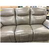 Image 3 : New - Amax 3-Seater Leather Power Reclining Sofa, W88" - tear on the right