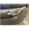 Image 5 : New - Amax 3-Seater Leather Power Reclining Sofa, W88" - tear on the right
