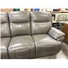 Image 4 : New - Amax 3-Seater Leather Power Reclining Sofa, W86" - tear on the right