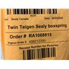 Image 3 : Twin Teigen Sealy Box Spring - from trucking claim