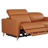 Image 1 : New - 1-Pcs Valencia Elodie Leather Loveseat Recliner (Box 1/2)