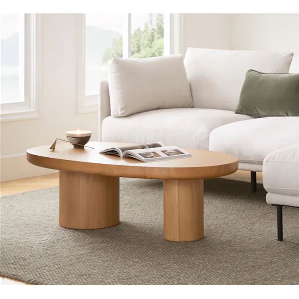 New Open Box - Article Baarlo Coffee Table - RV: $899 - Smoked Oak (ART2855)