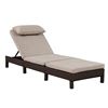 Image 1 : BNIB - Patioflare Laura Patio Lounger, Brown - RV: $498 (Model PF10025 BR)