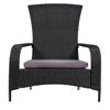 Image 1 : BNIB - Patioflare Wicker Muskoka Chair - Black - RV: $159 (Model PF-CH338-BK)