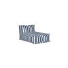 Image 4 : BNIB - 5-Pcs Sundays Make Waves Outdoor Modular Chairs - Ocean Stripe, includes: Corner, Armless, Ch