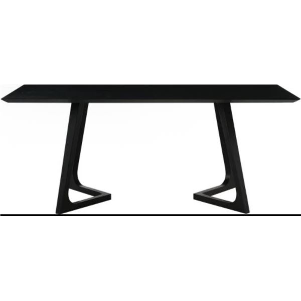 BNIB - Moe's Godenza Rectangular Dining Table Black Ash - RV: $2399 (CB-1004-02-0)