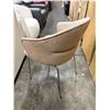 Image 3 : BNIB - Set of 2 - Sundays Veluto Dining Chair - Beige Inner Brown Outer