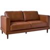 Image 1 : BNIB - Top-grain Leather Loveseat - Fiero Tan