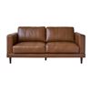 Image 2 : BNIB - Top-grain Leather Loveseat - Fiero Tan