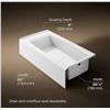 Image 3 : BNIB - Kohler Entity 60" x 30" Alcove Bath - RV: $1792 (K-26109-RA-0)