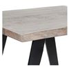 Image 2 : BNIB - Yuki Live Edge Side Table (Salvage Finish), 24x22x24" (YUET24-S) - RV $245