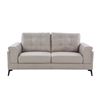 Image 1 : BNIB - Scottsdale 2-Seater Sofa - Leather Iron, 59x34.5x35" (2212-063) - RV $1,495