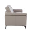 Image 3 : BNIB - Scottsdale 2-Seater Sofa - Leather Iron, 59x34.5x35" (2212-063) - RV $1,495