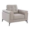 Image 2 : BNIB - Scottsdale 1-Seater Sofa - Leather Iron, 38x34.5x35" (2212-064) - RV $695