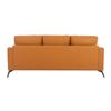 Image 4 : BNIB - Paris 3-Seater Sofa - Leather Iron, 82.5x35.5x36.3" (2301-012) - RV $2,495