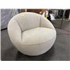 Image 2 : New - Sundays Round Swivel Lounge Chair Greige (SMP-CHA-WB-00402160