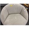 Image 3 : New - Sundays Round Swivel Lounge Chair Greige (SMP-CHA-WB-00402160