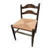 Image 1 : New Sunday’s Ladder Back Dining Chair Low Glossy Brown Oak (new open box)