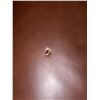 Image 4 : New Amax Leather Chestnut 3 Seater Reclining Sofa (minor scratch on arm) - approx. 83in