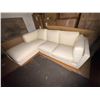 Image 2 : New Left Chaise Facing Leather Sofa - approx. 88in (new open box)