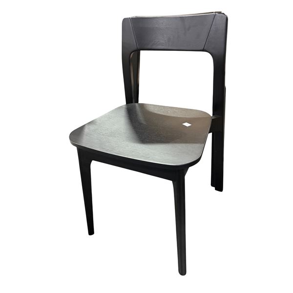 Set of 2 New Article Gusfa Stackable Dining Chairs Black - RV $538