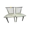 Image 1 : Set of 2 Article Green Dining Chairs