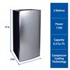 Image 4 : BNIB - Koolatron Stainless Steel Compact Fridge with Freezer 6.2 cu. ft. KBC-190SS - RV $799.99