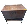 Image 1 : Brown Storage Cabinet, H30" x W30" x D20"